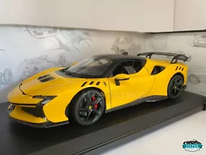 BURAGO 1/18 FERRARI SF90XX STRADALE 2024 GIALLO MODENA ART.18-16020Y - Foto 1 di 4