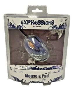 Saitek Expression Maus mit pad 800dpi, USB 2.0 Rock Chick Gitarre, schwarz NEU # - Bild 1 von 2