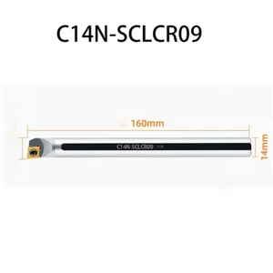 C14N-SCLCR09 Tungsten steel Boring Bar tool S14N SCLCR09 Solid Carbide for CC.09 - Picture 1 of 4