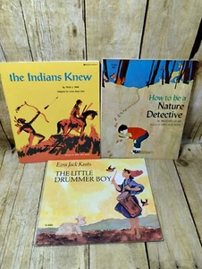 3 Ezra Jack Keats Kinderbuch SC Schlagzeuger Junge Naturdetektiv Indianer kannten - Bild 1 von 11