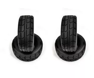 Set (4 tyres) for Tamiya On Road Racing Trucks suit 1:14 RC TT01 TT02 trucks - Picture 1 of 4