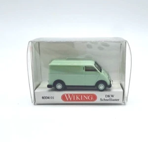 Wiking H0 1:87 - 033401 DKW Schnelllaster Kastenwagen weißgrün in OVP - Bild 1 von 1