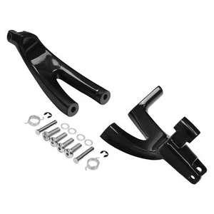 Black Front Forward Controls Mount Fit For Harley FXFBS FXBR FXBRS 18-23 2019 - Picture 1 of 9