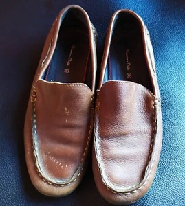 MASSIMO DUTTI VINTAGE DAMEN SLIPPER SCHUHE RETRO LOOK DESIGNER BOHO 37 - Bild 1 von 6