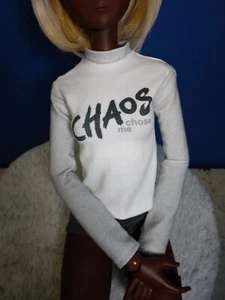 1/3 Smartdoll Sized Printed T Shirt Turtleneck - Chaos Chose Me - Picture 1 of 7