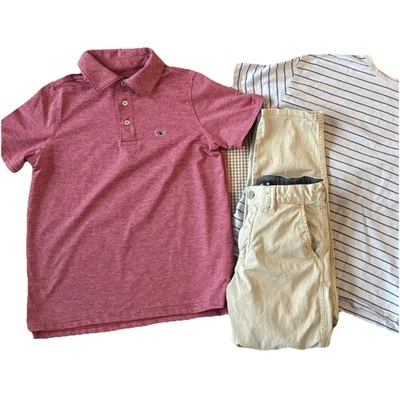 Lote de ropa para niño Vineyard Vines~Zara~Nordstrom talla 8/9/10. Polo~pantalones.LEER Foto 1 de 4