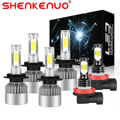 Nuevo faro LED alto/bajo + luz antiniebla 6x H7 H7 H11 para Land Rover LR3 2005-2009 Foto 1 de 4