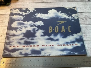 ORIGINAL 1951 BOAC AIRLINE BROCHURE BOOK - Imagen 1 de 4