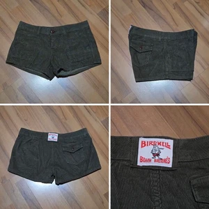 Pantaloncini corti in velluto a coste Birdwell Beach Britches made in USA da donna taglia 4 verde - Foto 1 di 10