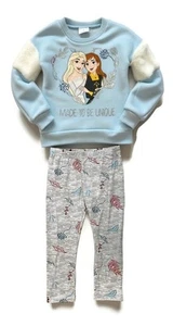 Disney Frozen Girls Sweatshirt Fleece Fur and Legging Pants Set for Toddlers... - Picture 1 of 7
