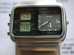 OMEGA Chrono Quartz 1611 Montreal Albatros-It works-It needs revision- OLD - Picture 1 of 10