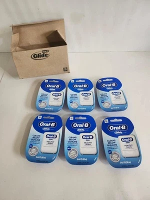 Oral-B Glide gengivas saudáveis, fio dental sem sabor 50M (pacote com 6) - Imagem 1 de 3