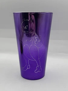 Pokemon Mewtwo Etched Gladd 16oz Pint Glass 2016 Rare New - Picture 1 of 9
