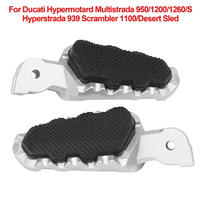 Reposapiés para Ducati Hypermotard Multistrada 1200/1260 Scrambler 1100 estriberas Foto 1 de 4