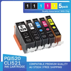 5x Ink For Canon PGI520 CLI521 PIXMA iP4700 MP540 MP550 MP560 Printer Cartridge - Picture 1 of 1