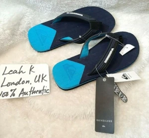 100% Genuine Quiksilver Kids Unisex Flip-flop UK 2 - Picture 1 of 3