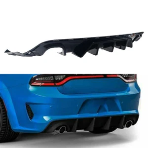 Difusor de parachoques trasero para Jeep Grand Cherokee SRT 2014-2021 negro brillante - Imagen 1 de 6