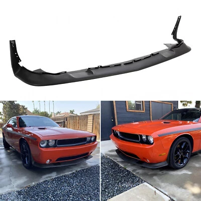 For Dodge Challenger 2008-2014 SRT Style Front Bumper Chin Spoiler Splitter Lip Foto 1 de 4