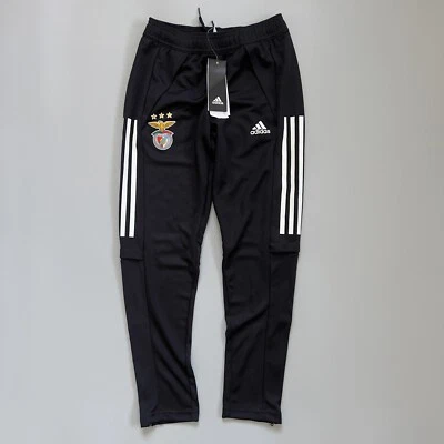 Pantalones de entrenamiento Benfica negros talla S 9-10Y niños fútbol fútbol EW1710 Adidas Foto 1 de 4