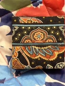 VERA Bradley Post It Note Holder Box. Gently Used. Cotton. Ships USA - Picture 1 of 5