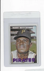 1967 Topps Manny Mota #66 - Pittsburgh Pirates - Imagen 1 de 2