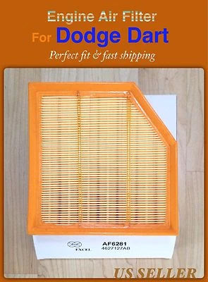 For 2013 2014 2015 2016 Dodge Dart Engine Air Filter High Quality 6281 4627127AB - Image 1 of 4