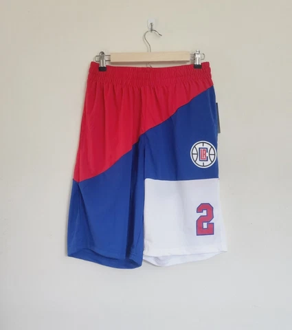 LA Clippers Kawhi Leonard Tricolor basketball shorts size small NWT Cover