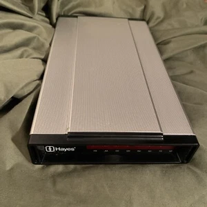 HAYES Smartmodem Optima 9600 Baud External Modem without Power Supply - Picture 1 of 6