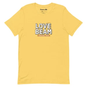 LOVE BEAM Short-Sleeve Unisex T-Shirt by Kangaroo Afro - Picture 1 of 15