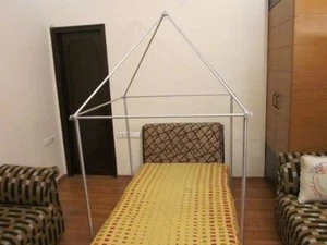 4 feet PYRAMID KIT with Connectors,Tubes & stands for Sleeping & Healing - Picture 1 of 6