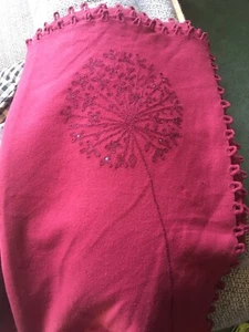 Astra Harrington Wool Throw Red - Sparkles England - Hand Made - Picture 1 of 12