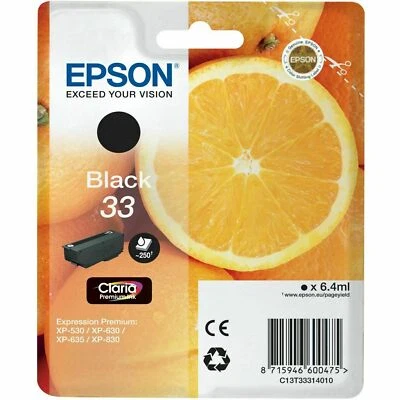 Epson 33 OR 33XL genuine inkjets  -  - *Choose colour & capacity* 🍊 - Image 1 of 2
