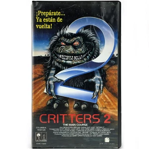 CRITTERS 2 , THE MAIN COURSE HORROR MICK GARRIS CYNTHIA TERRENCE MANN TERROR VHS - Imagen 1 de 2