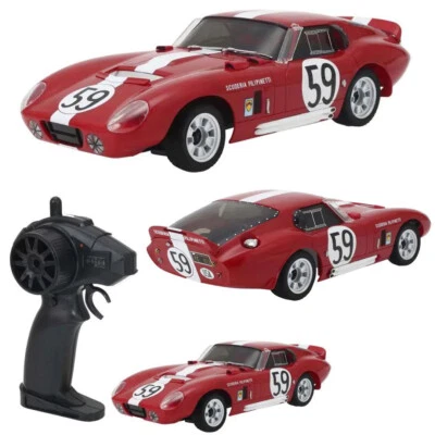 Kyosho 66611 FIRST Mini-Z Shelby Cobra Daytona RTR Red/White - Image 1 of 4