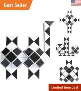 Large 72-Wedge Twist Puzzle Snake Cube Fidget Toy - Creative Fun for All Ages - Picture 1 of 9