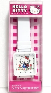 Hello Kitty Wristwatch SANRIO Watch 2014 White Rare Cute - Picture 1 of 7