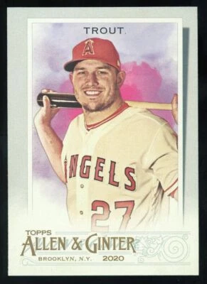 2020 Topps Allen & Ginter Mike Trout Los Angeles Angels #85 - Image 1 of 2