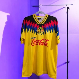 Aguilas del America Home 94/95 - Jersey Soccer - BIYIK # 9 - LARGE (USA-Medium) - Picture 1 of 12
