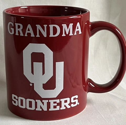 Grandma OU oklahoma Sooners Mug red mug cup gift college football #B7 Cover