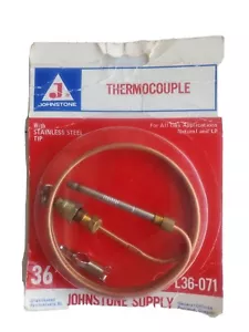 NEW! JOHNSTONE 36" L36-071 Thermocouples K19AT-1836H - Picture 1 of 2