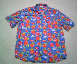 Grapefruit League Button Up Shirt Mens XL Extra Large All Over Print - Picture 1 of 8