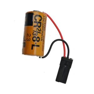 Batería Power CR2/3 8.L 3V 2000mAh Fuente de Respaldo para Fuji con Enchufe para Memoria PLC - Imagen 1 de 4