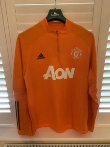 Adidas Man Utd Full Sleeve Training Top Used XL Pit To Pit 24 Inches Rare - Picture 1 of 6