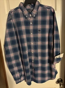 NUEVO CON ETIQUETAS Camisa Dockers Para Hombre Manga Larga Talla XL Cuello Botón Elastizada Calce Clásico - Imagen 1 de 8