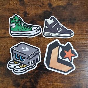 86' Converse Sneaker 4 Sticker Pack All Star, One Star, Box & Logo