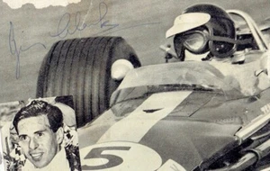 Jim Clark Signed Clipping - Pre Certified ACOA - Picture 1 of 2