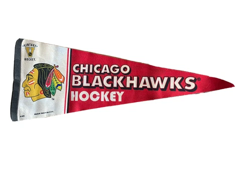 Chicago Blackhawks Classic Hockey Pennant Cover