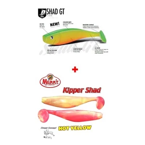DELALANDE SHAD GT Fire Tiger New UV Color + 2 piezas volquete hombre Shad 18 cm HY - Imagen 1 de 3