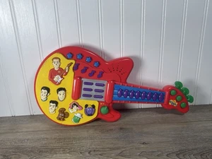 The Wiggles Red Guitar Musical Songs & Sounds Toy 2003 Spin Master WORKS GREAT! - Picture 1 of 6