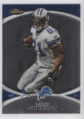 2010 Topps Finest Calvin Johnson #4 HOF - Image 1 of 2